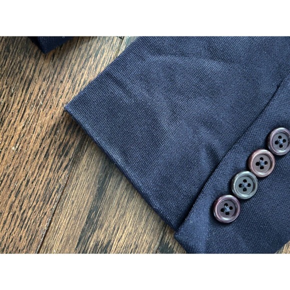 Ralph Lauren Blue Label Women's Blue Long Sleeve Classic 100% Wool Coat Size 8 - Picture 7 of 12